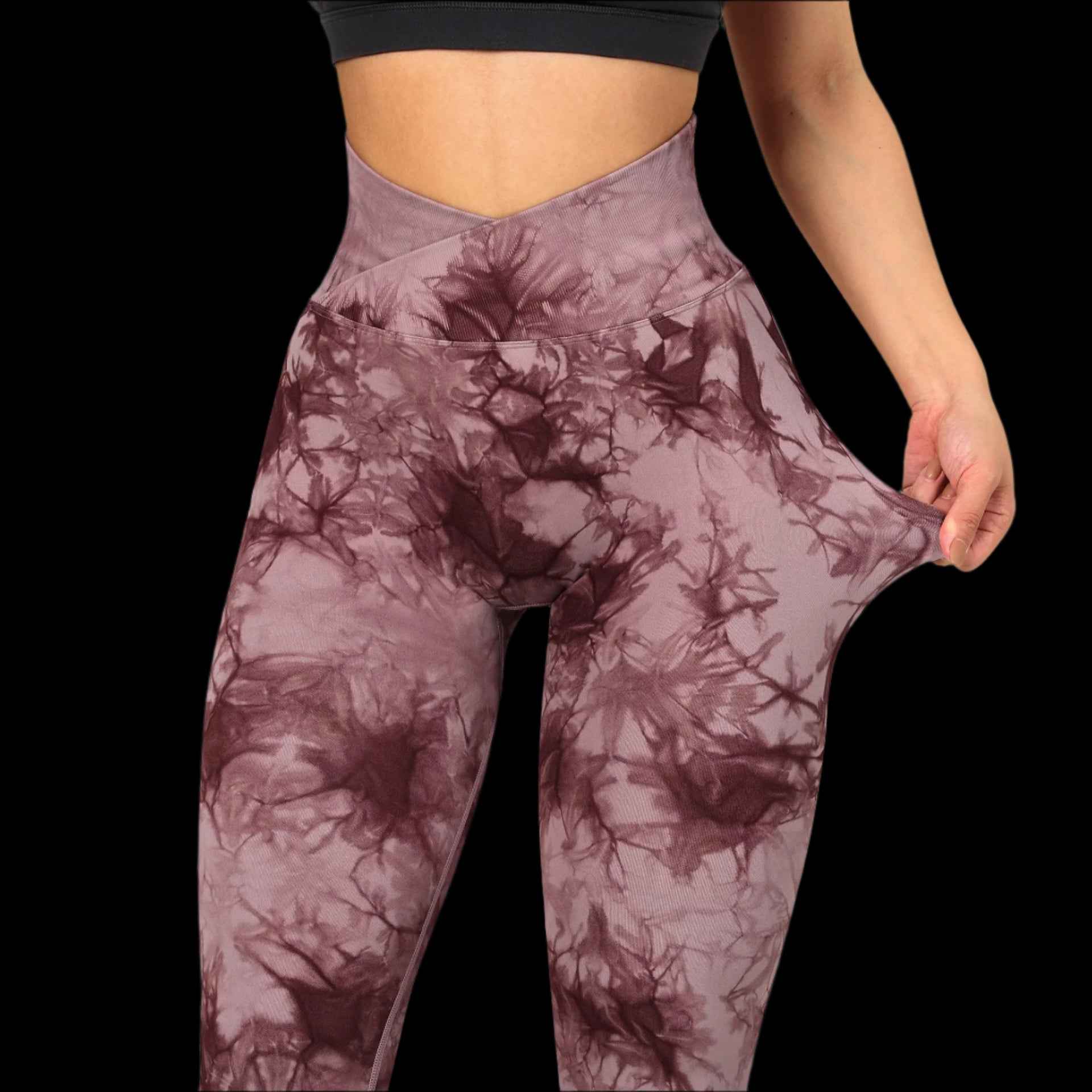 Tie-Dye Yoga Leggings | Push-Up & High-Waist
