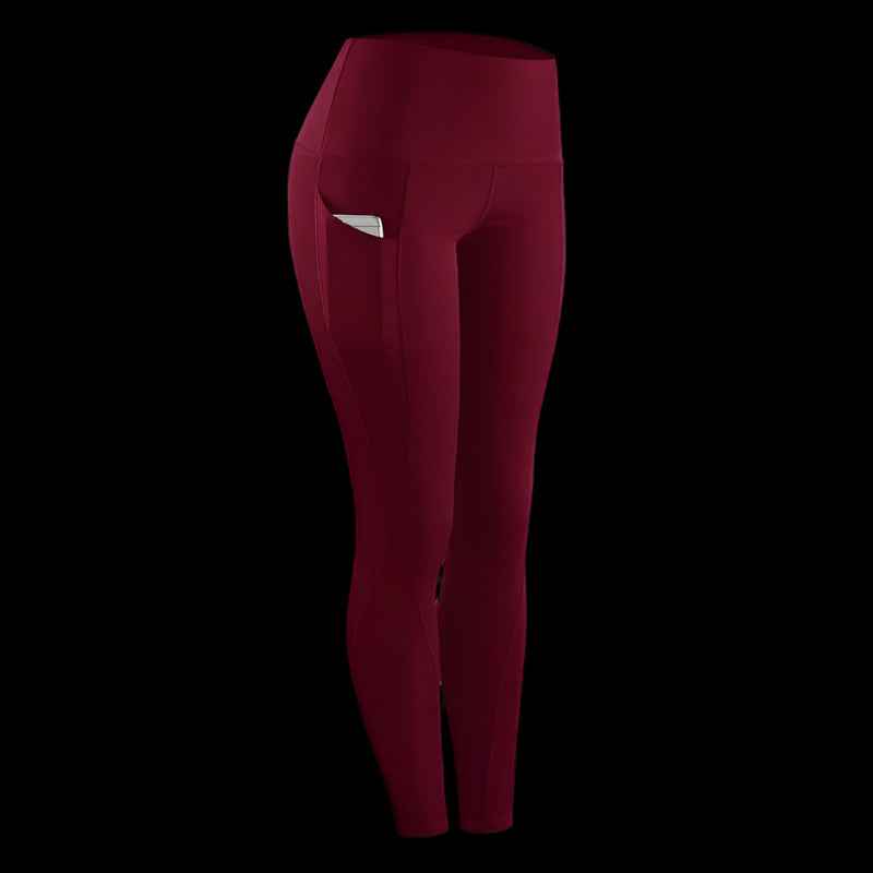 Fitness Stretch Sportswear Pants with Pocket