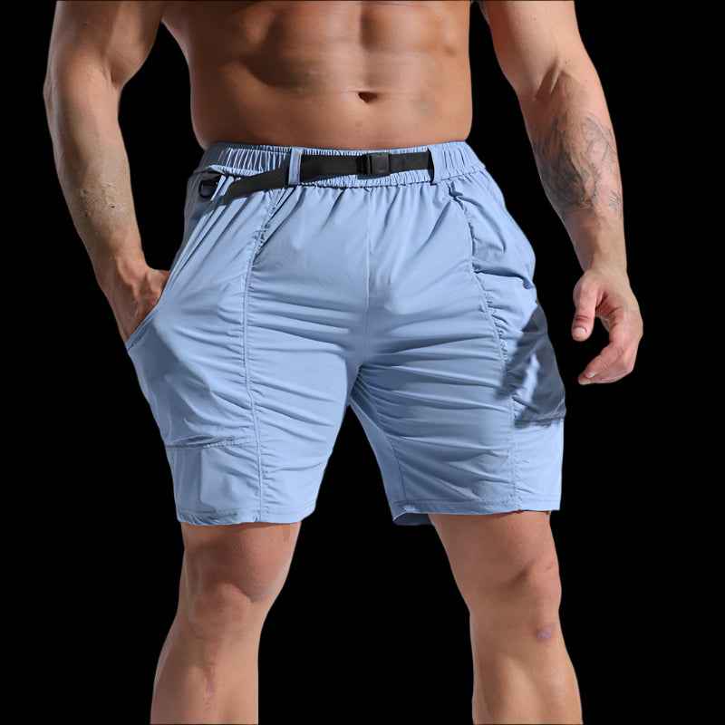 Shorts with Pockets and Elastic Waistband