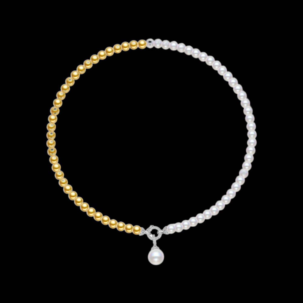 Pearl Necklace Silver