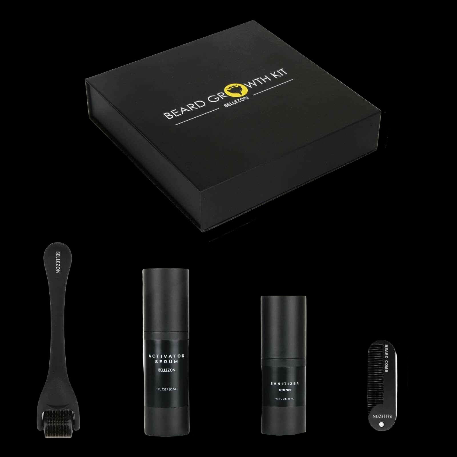 Beard Growth Tools Liquid Beard Care Set