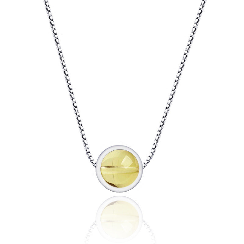 Strawberry Necklace Silver