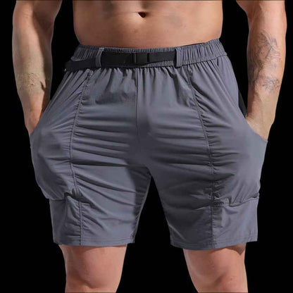 Shorts with Pockets and Elastic Waistband