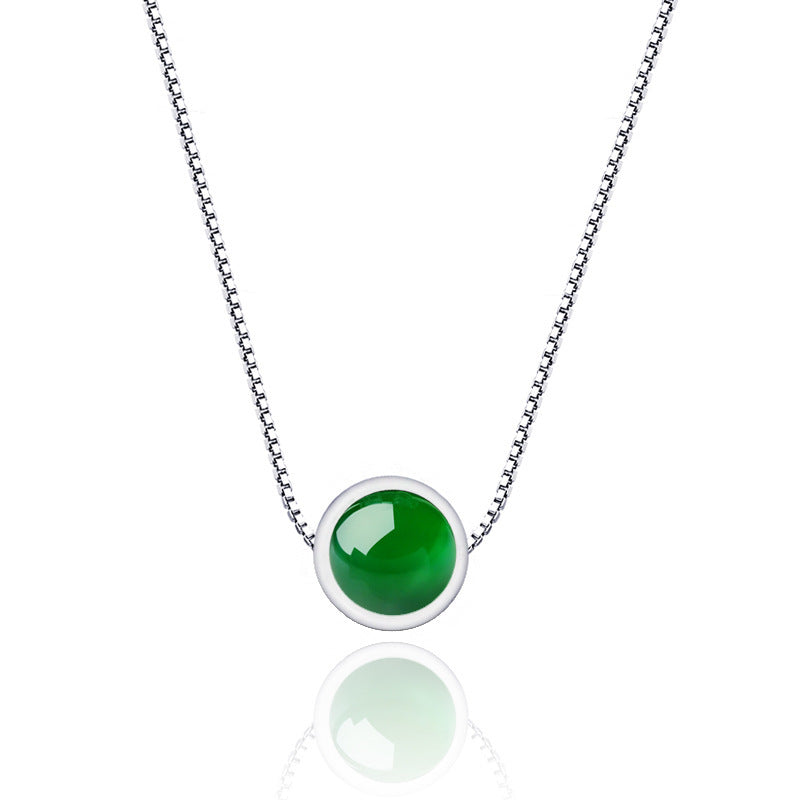 Strawberry Necklace Silver
