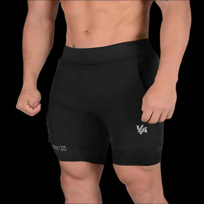 Running Shorts with Quick-Drying Fabric