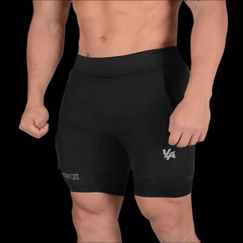 Running Shorts with Quick-Drying Fabric