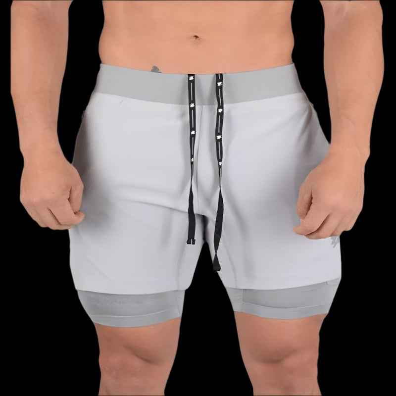 Running Shorts with Quick-Drying Fabric