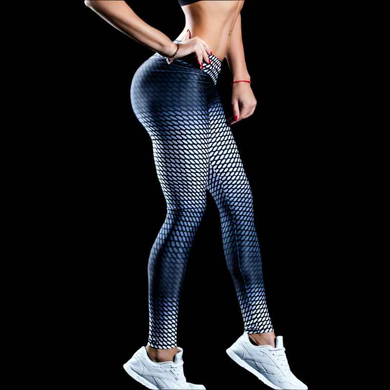 Gradient Dot Print Yoga Pants
