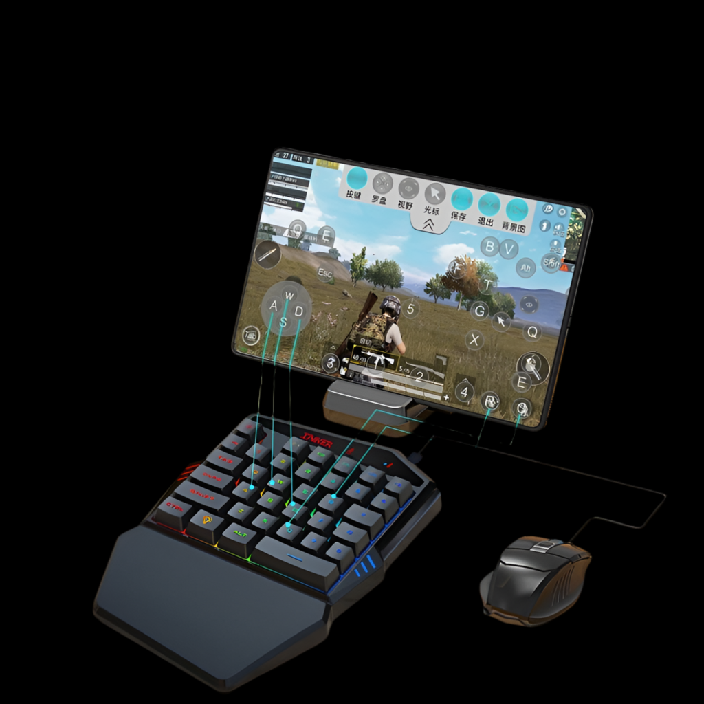 Gaming Keyboard Throne One Mouse Set