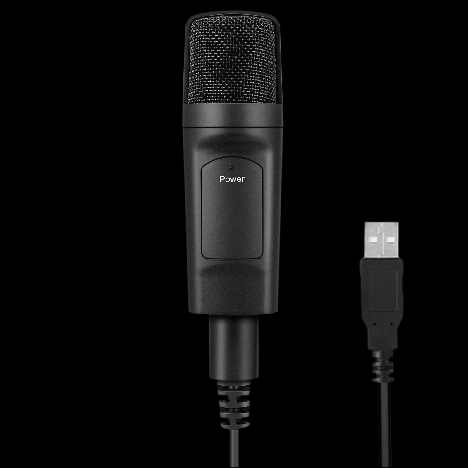 USB Condenser Microphone Computer Desktop Live Recording Wired Microphone