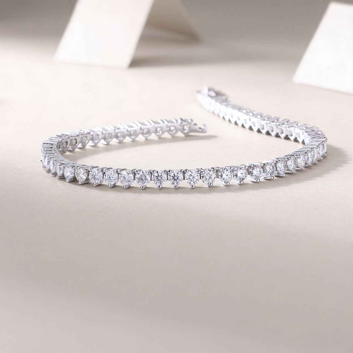 Mosan Diamond Bracelet Silver