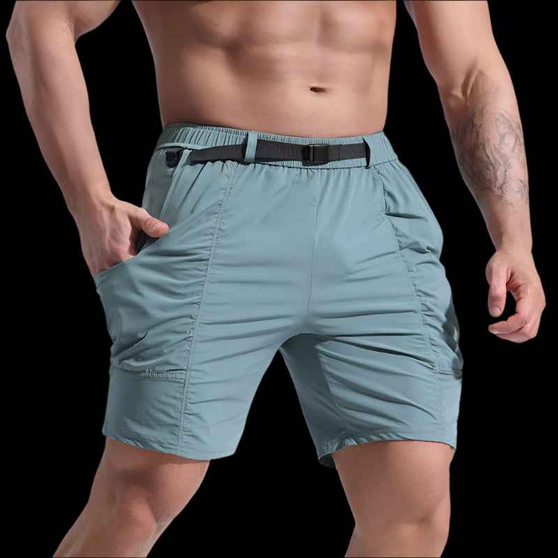 Shorts with Pockets and Elastic Waistband