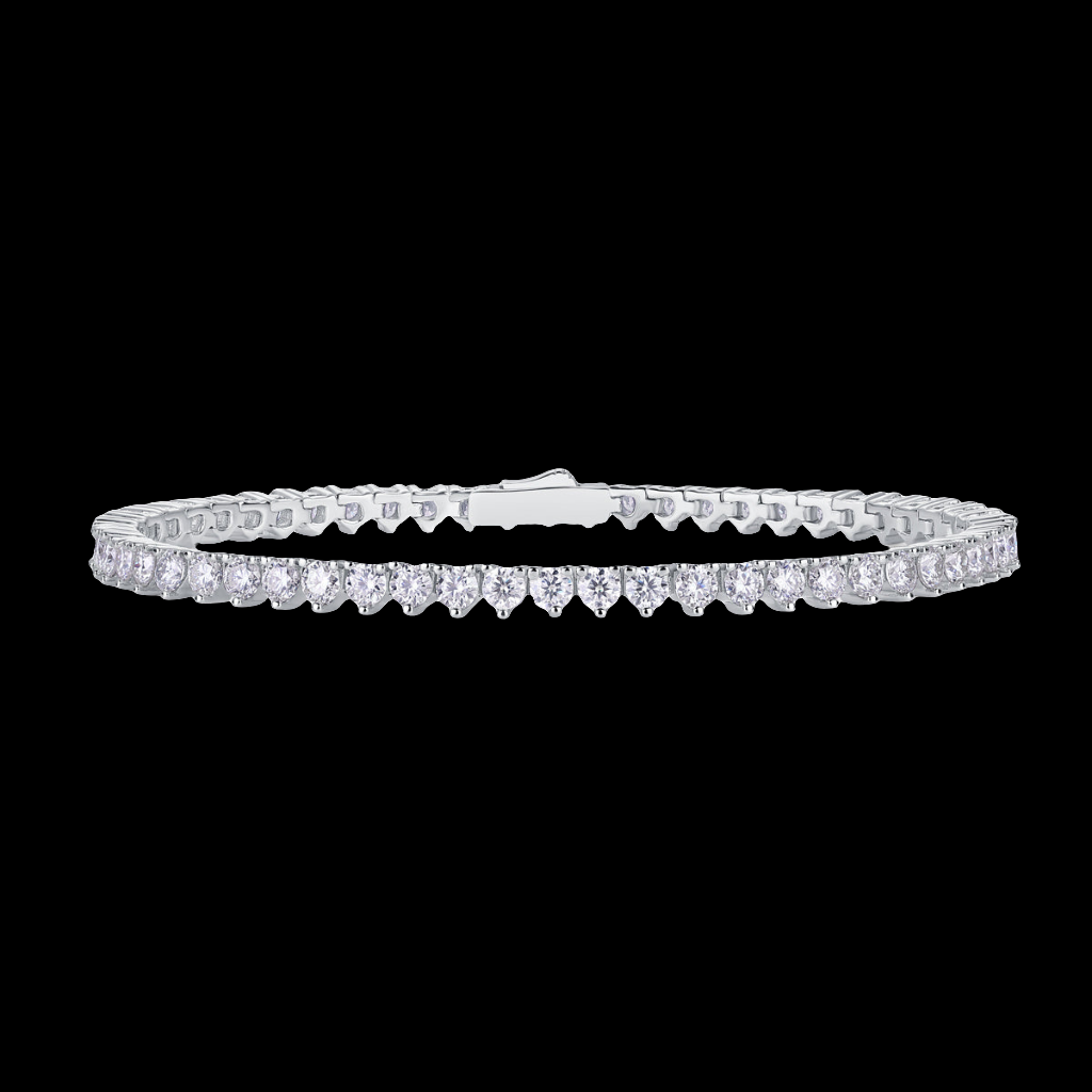 Mosan Diamond Bracelet Silver