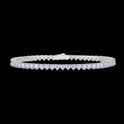 Mosan Diamond Bracelet Silver