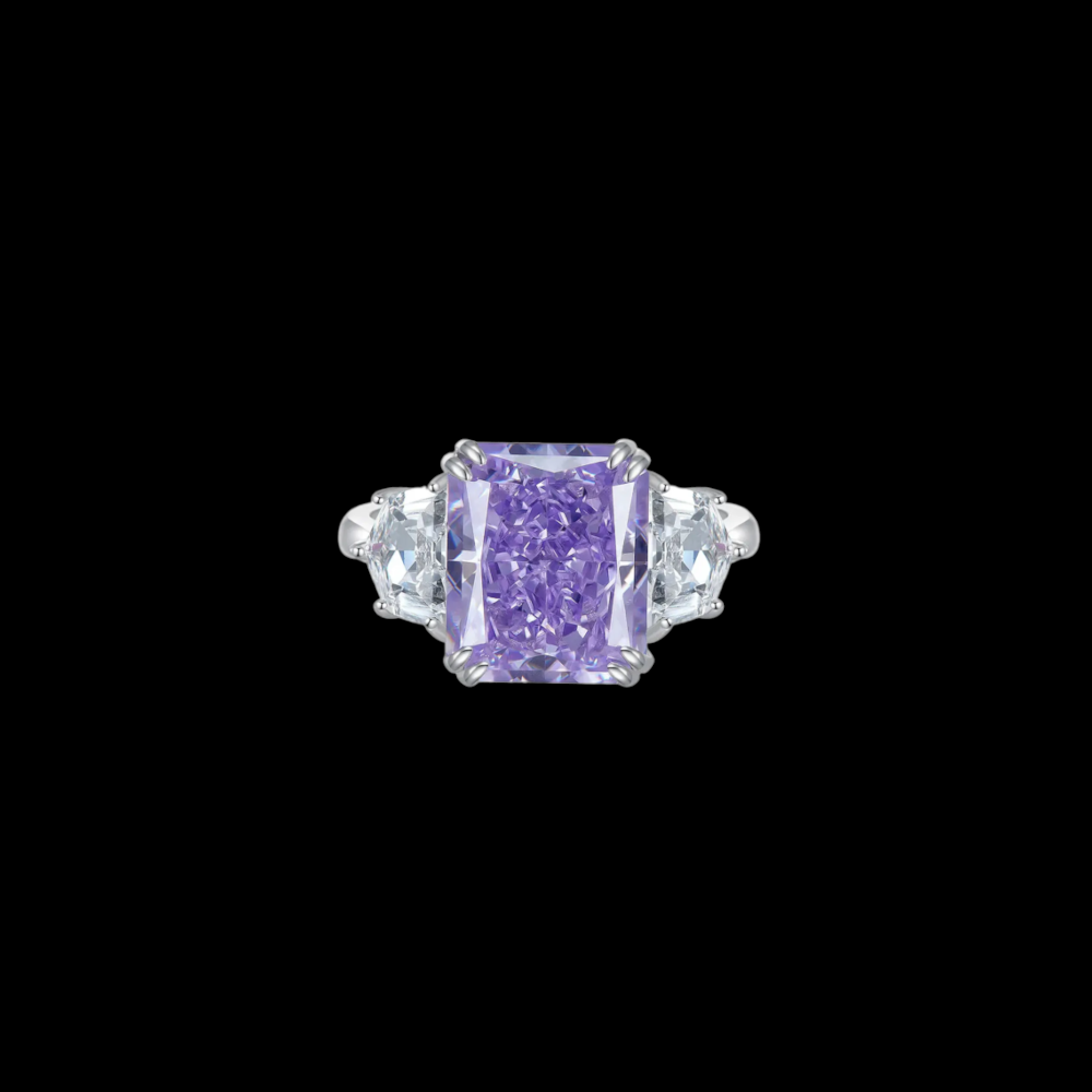 Fat Square Diamond Ring